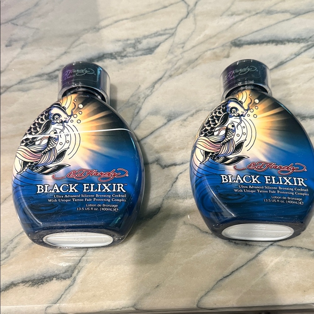 Ed Hardy Black Elixir Perfume - Blue and Black